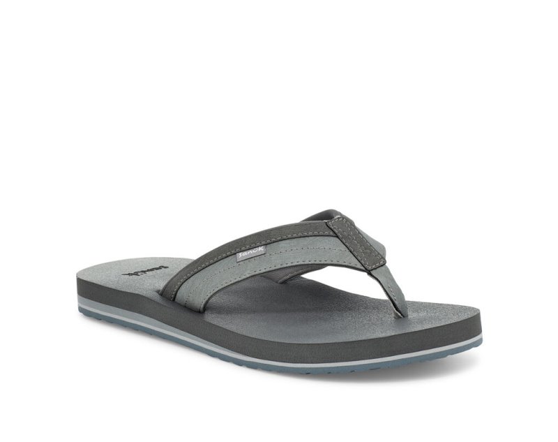 Sanuk Ziggy Water-Friendly - Sanuk Flip Flops Mens Grey - Philippines ONUEKD864